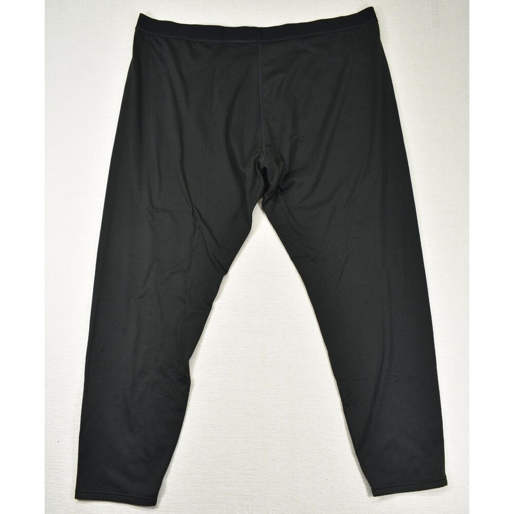 Bass Pro Shops Mens Fleece Lined Base Layer Leggings 3XL Black Compression Pants